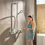 HASTHIP Handheld Shower Head with 8 Hole Pressurized Mist Spray for Refreshing Showers | ABS Construction