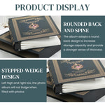 HASTHIP Photo Album for 6 inch Photos with 500 Pockets and Vintage Embossed Hard Cover | 33.5x30x5.7cm