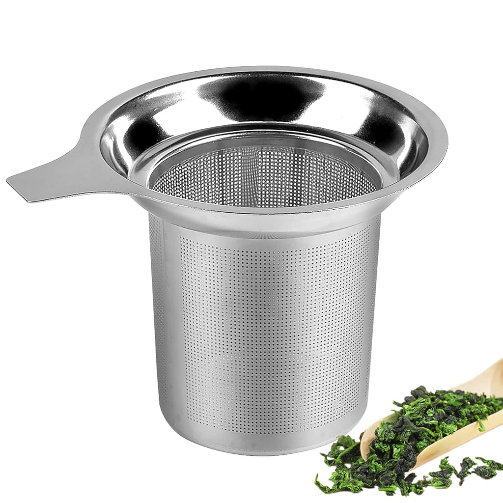 HASTHIP® Tea Strainer for Kitchen Utensils Stainless Steel Tea Stainer & Food Grade C