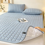 HASTHIP Thin Bed Mattress 59x78 in for Comfortable Sleep with Elastic Corner Straps | Cotton Waterproof Sheet