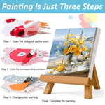 HASTHIP Paint by Numbers Kit for Adults with Acrylic Pigments and Tools | 16x20 in Canvas