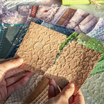 HASTHIP Scrapbook Paper for Journaling and Card Making with 16 Textured 10x14cm Sheets Brown