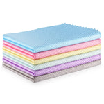 HASTHIP® Magic Cleaning Cloth - 10pcs Glass Cleaning Cloth Kitchen Cloths Dish Towels Microfiber Clean Cloths Double Sided Dish Drying Towel Reusable for Kitchen