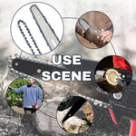 HASTHIP® 2Pcs Chainsaw Saw Chain 6 inches Chainsaw Saw Chain with Chainsaw Guide Rail Universal Chainsaw Saw Chain for Wood Cutting, Tree Pruning