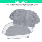 HASTHIP Accessories Compatible with Mi Robot Vacuum Mop P featuring 2 pcs mop cloth pads | washable eco friendly fabric for efficient cleaning