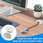 HASTHIP® 2.36in Desk Grommets 4-Pack