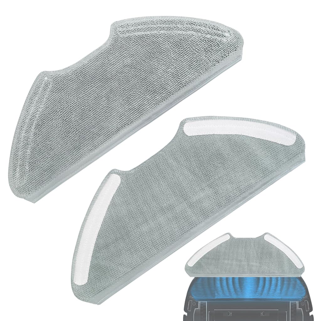 HASTHIP Microfiber Mops Cloth for Mi Robot Vacuum Mop 2i and 2 Pro Pack of 2 | Wet and Dry Cleaning Replacement