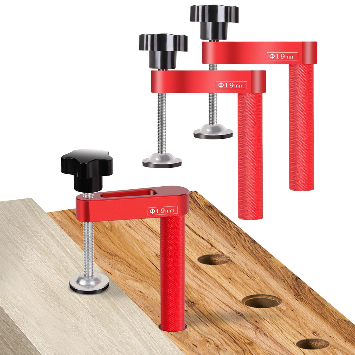 HASTHIP® 2 abrazaderas de banco para trabajar la madera