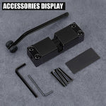 HASTHIP Automatic Door Closer for Home and Office Use with Adjustable Speed | Aluminum Alloy Black 30 kg Capacity