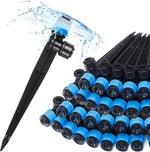 HASTHIP Garden Drip Irrigation Drippers for Plants featuring 30 pcs 360° Adjustable Stakes