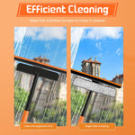 HASTHIP Shower Squeegee for Windows and Glass featuring 3 in 1 Design with 360° Rotating Head