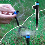 HASTHIP Garden Drip Irrigation Drippers for Plants featuring 30 pcs 360° Adjustable Stakes