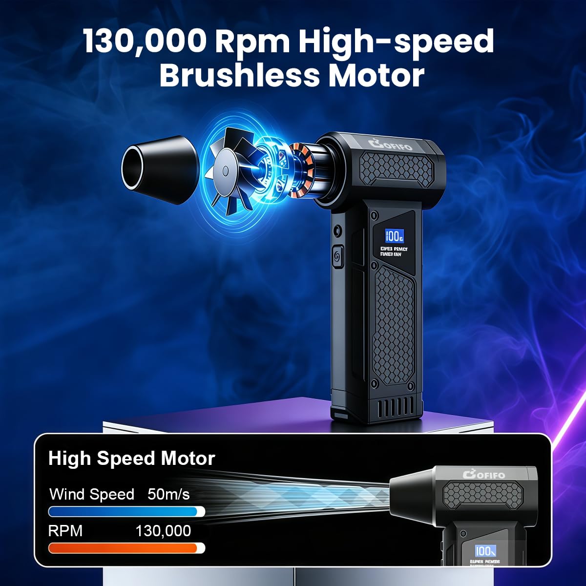 HASTHIP® High Speed Air Duster 130000RPM Turbo