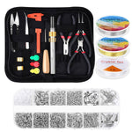 HASTHIP Jewelry Making Tools Kit for DIY Crafts with 3 Pliers and 12 Accessory Sets | Portable Case