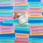 HASTHIP Dad I Want to Hear Your Story Pop Quiz Jar for Fathers featuring Color Coded Themes | Meaningful Parent Child Conversation Cards