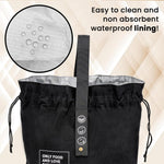 HASTHIP Reusable Lunch Bag for Work and Picnic with Drawstring Closure and Insulated Canvas 21x15x30cm