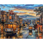 HASTHIP Paint by Numbers Kit for Home Decoration with Brushes and Canvas 16 x 20 Inch | Fun DIY Art for Kids and Adults