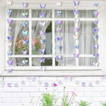HASTHIP Butterfly Hanging Decoration for Wedding and Party featuring 6.6ft 3D Paper Garland