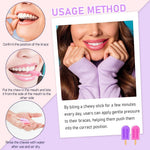 HASTHIP Chewies for Invisalign Aligner with Food Grade Material and 2 Fresh Flavors | 4pcs Set