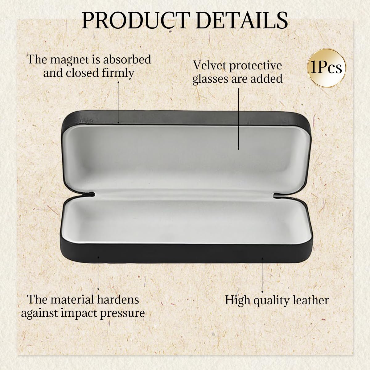 HASTHIP Flower Diamond Art Kits for Adults with Special Shaped Rhinestones | DIY Eyeglasses Case Painting Set for Beginners