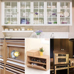 HASTHIP Cabinet Knob Pull Handle Set for Dresser and Drawers with 6 Pack 30mm Crystal Glass Diamond Knobs | Includes Screw Kit