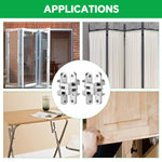 HASTHIP® 2Pcs Hidden Door Hinges for 20mm Thickness Door