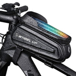 Proberos® Bicycle Frame Bag Cycle Pouch for Bicycle with TPU Touch Screen Large Capacity EVA Pressure-Resistant Handlebar Headphone Hole, Suitable for Phone Under 7.0 Inch Cycle Accessories