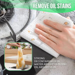 HASTHIP Reusable Kitchen Towel Roll for Cleaning with 165 Pre Cut 25x25cm Sheets | Cute Printed Design