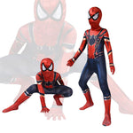 Hasthip® Spiderman Dress Costume For Kids, 3D Prints Spider Man Costume Set, Breathable Spandex Super Hero Fancy Bodysuits For 3-7 Years Gift Party Halloween (Kids M-Height 115-125Cm),Multicolor