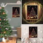 Diamond Painting Kit, 12x16inch Christmas Wall Decor Christmas Tree, 5D Diamond Painting Kit for Adults, Suitable for Wall Decoration, Christmas Decorations Items, No Frame