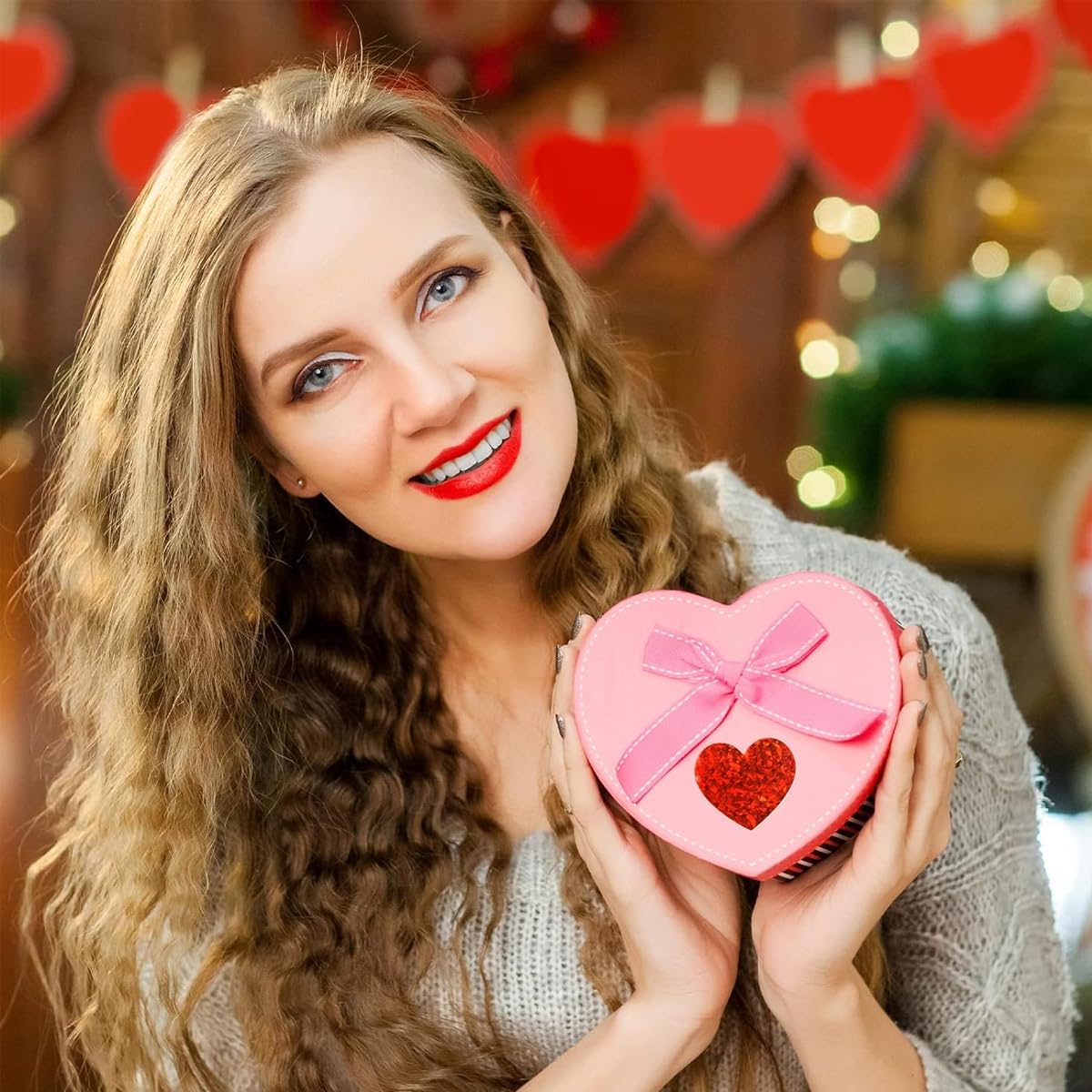 HASTHIP Glitter Heart Stickers for Reward Charts with 500 pcs 1 in Self Adhesive Design | 8 Colors for Teachers and Kids