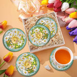 HASTHIP Diamond Painting Kit for Home Decor with Dual Function Lotus Incense Holder | DIY Gift Set