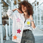 HASTHIP Sequin Star Iron on Patches for Clothes Bags and Hats featuring 20Pcs 10 Colors | DIY Craft Embroidery Decorations