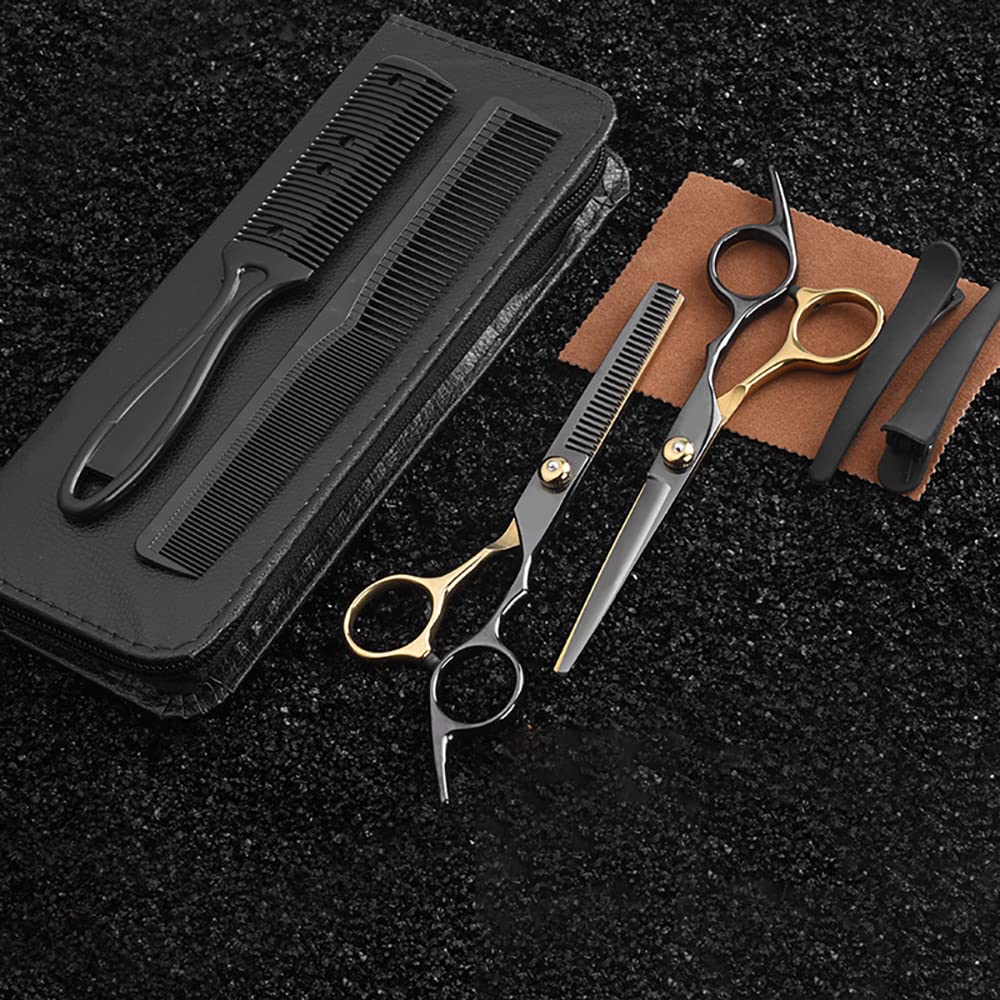 MAYCREATE® Hair Cutting Scissors for Men Stainless Steel Professional Salon Barber Hair Dressing Scissors Barber Kit Scissors for Hair cutting Kit Haircut Dressers Scissor