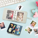 HASTHIP Pocket Photo Album for Kpop Cards with 20 Double Sided Pockets and Patchwork Cover | DIY Gift