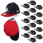 HASTHIP® Adhesive Hat Hooks for Wall (16-Pack) - Hat Rack for Baseball Caps,Minimalist Display,Strong Hold Hangers