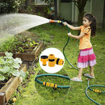 HASTHIP Hose Pipe Connectors 12Pcs for Garden and Car Wash with Quick Connect System | ABS Set