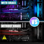 HASTHIP Graphics Card Bracket for Desktop PC with Screw Adjustment and Hidden Magnet Base | All Aluminum GPU Support Stand