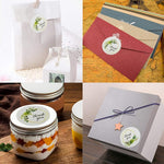 HASTHIP® 500 PCS 1 Inch Thank You for Supporting My Business Gift Paper Labels Stickers Handmade for Christmas Craft Card Making