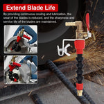 HASTHIP® Water Mist Spray Nozzle for Angle Grinder, Dust Suppression Cooling System, Flexible Tube Sprayer Attachment for Cutting Machine, Blade Life Extension & Clean Work Area