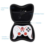 HASTHIP® Carry Case for Game Controller, Universal Travel EVA Game Controller Carrying Case Gaming Accessory Box with Internal Pocketfor Xbox One, Xbox, Xbox 360, PS3, PS4, PS5 PS2