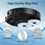 HASTHIP® 6-Pack Mop Pads Compatible with Dreame L40 Ultra,X40 Ultra,X50 L50 L10S L10S Pro Heat Gen2 L40S X30 L10 Robot Vacuum