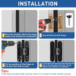 HASTHIP® Hidden Door Hinge, Invisible