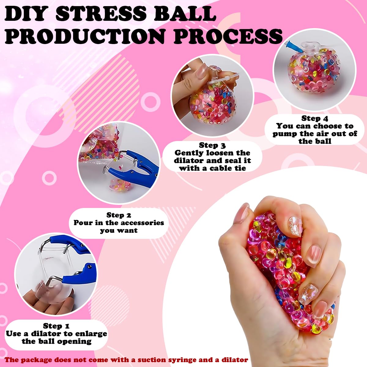 HASTHIP DIY Squishy Making Kit for Kids with 5 Silicone Molds & Coloring Pigments | Fun Craft Toy Set