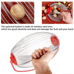 HASTHIP Nut Collector for Walnuts and Golf Balls with 128cm Telescopic Pole | Aluminum Alloy Handle