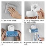 HASTHIP® 1 PCS Self Adhesive Toothbrush Holde