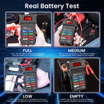 HASTHIP® 12V Car Battery Tester Generator Tester Automotive, Battery Monitor Analyzer Universal Vehicle Battery