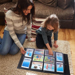 HASTHIP Photo Album Book for Memories with 500 Photo Capacity featuring 4 Clear Windows and PU Leather Cover