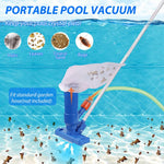 HASTHIP Pool Vacuum Cleaner for Above Ground and Inflatable Pools with 3 Brush Heads & Filter Bag | Manual Water Flow Cleaning Kit