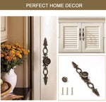 HASTHIP Brass Cupboard Handle for Cabinet and Drawer with 128mm Hole Pitch | Antique Finish